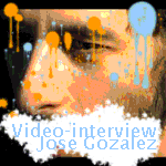 Afbeelding van het video-interview met Jose Gonzalez